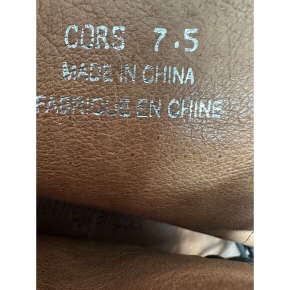 Jeffrey Campbell Cors Lace Up Chunky Heel Boots Booties Heels Size 7.5 - Picture 7 of 12